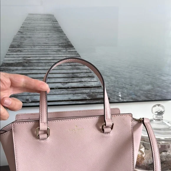 Kate Spade Pink Leather Tote Bag - Picture 7 of 8